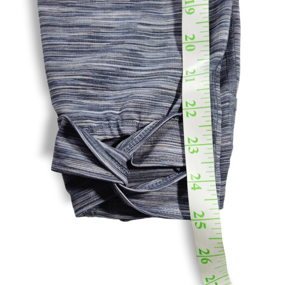 EUC Old Navy Active Go-Dry Twist-Hem Leggings Sz. L [12-14] Gray Spacedye - Picture 9 of 11